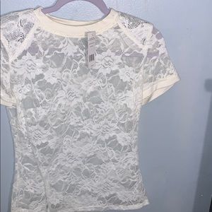 Bebe Lace Tee